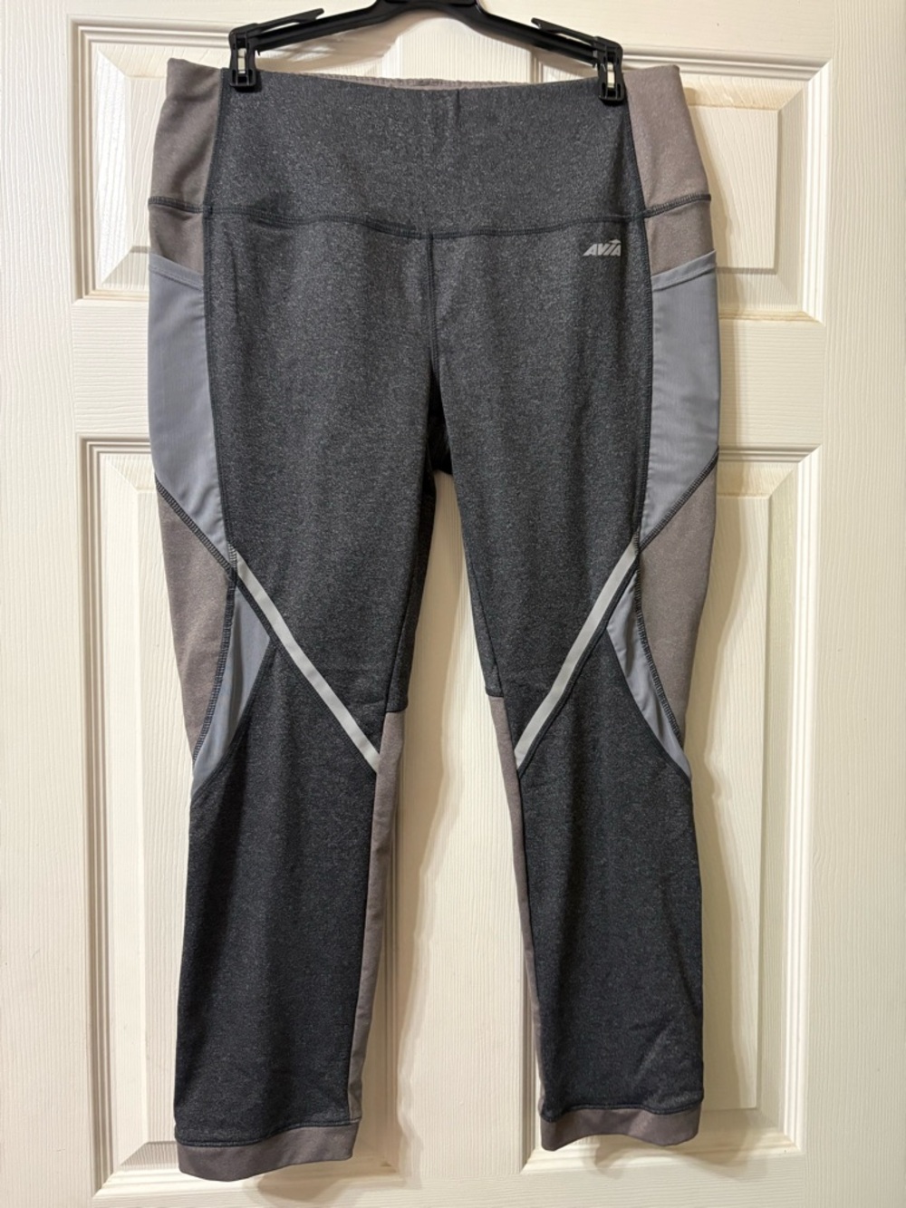 Avia Charcoal Gray Workout Top with Logo